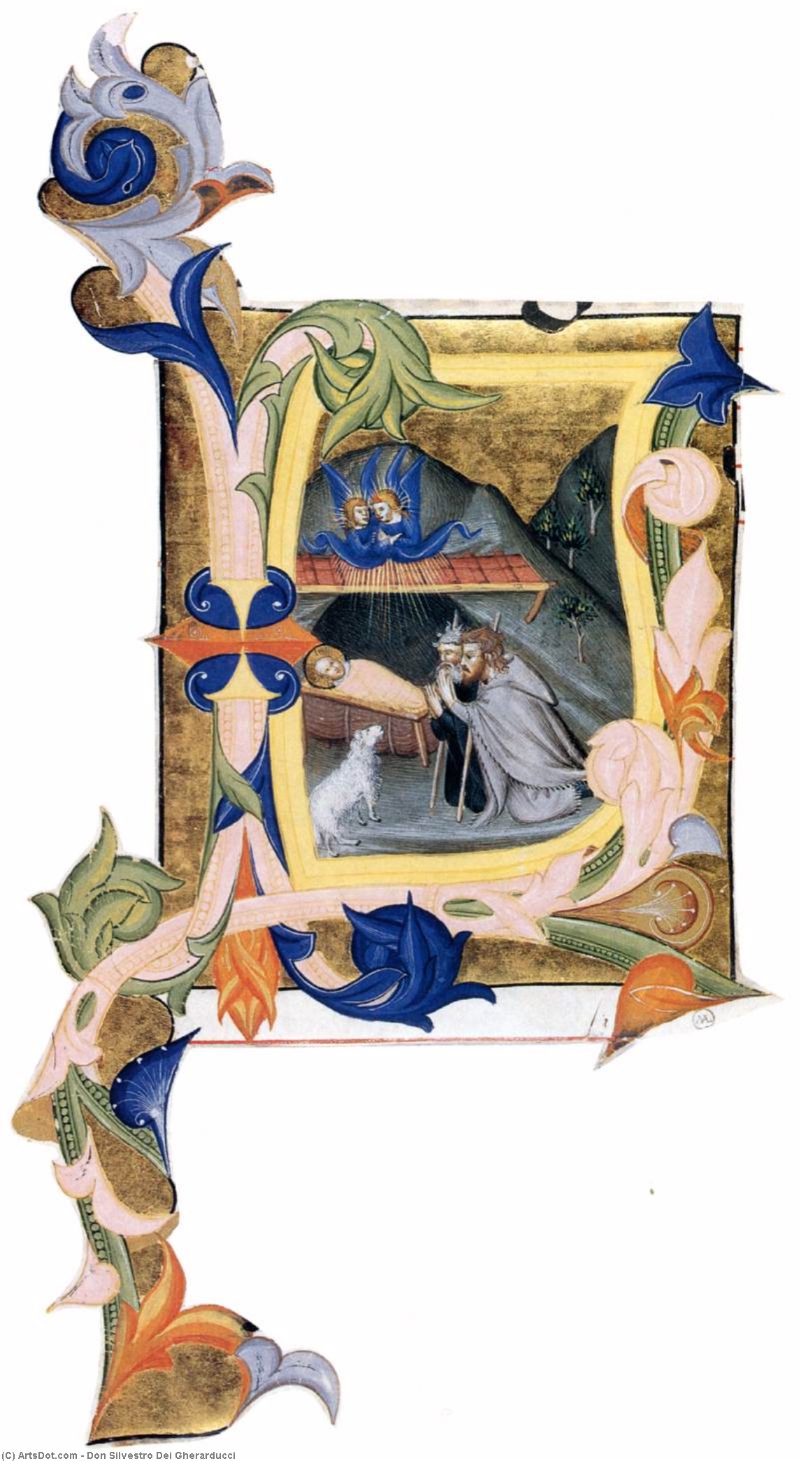 Wikioo.org - The Encyclopedia of Fine Arts - Painting, Artwork by Don Silvestro Dei Gherarducci - Gradual 1 for San Michele a Murano