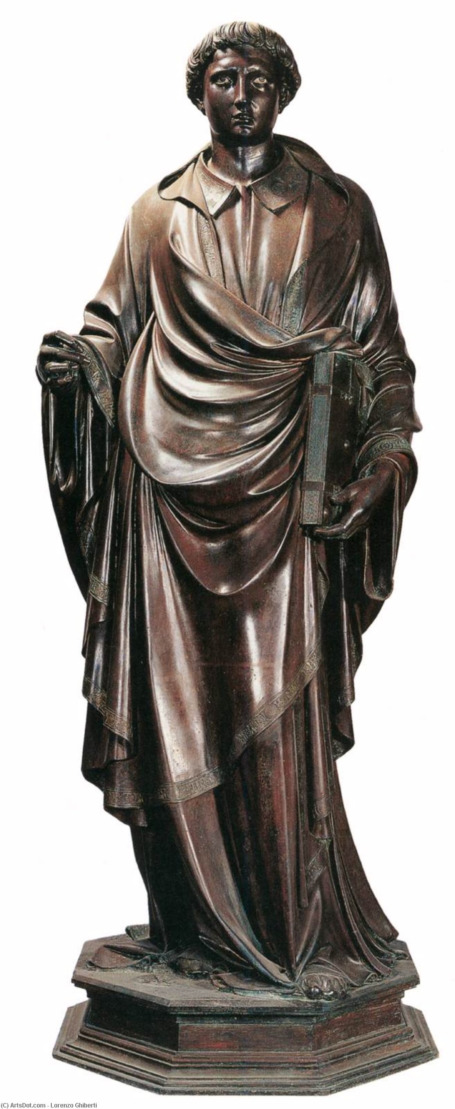 WikiOO.org - Encyclopedia of Fine Arts - Maalaus, taideteos Lorenzo Ghiberti - St Stephen