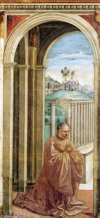 Wikioo.org - The Encyclopedia of Fine Arts - Painting, Artwork by Domenico Ghirlandaio - Portrait of the Donor Giovanni Tornabuoni
