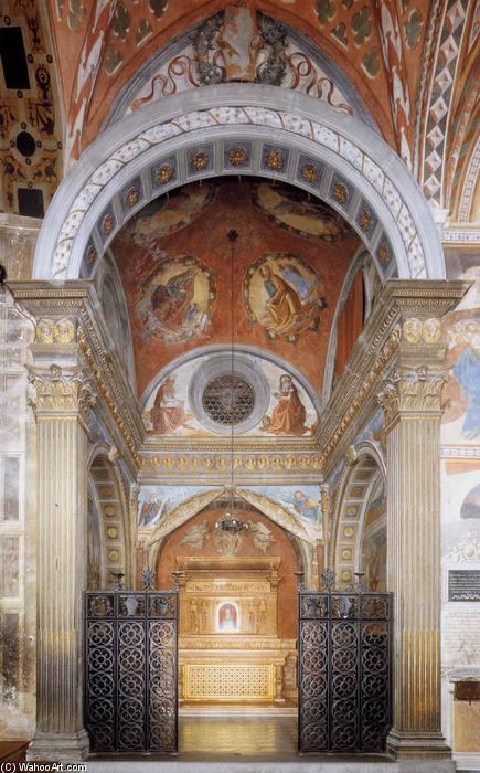 Wikioo.org - The Encyclopedia of Fine Arts - Painting, Artwork by Domenico Ghirlandaio - View of the Chapel St Fina
