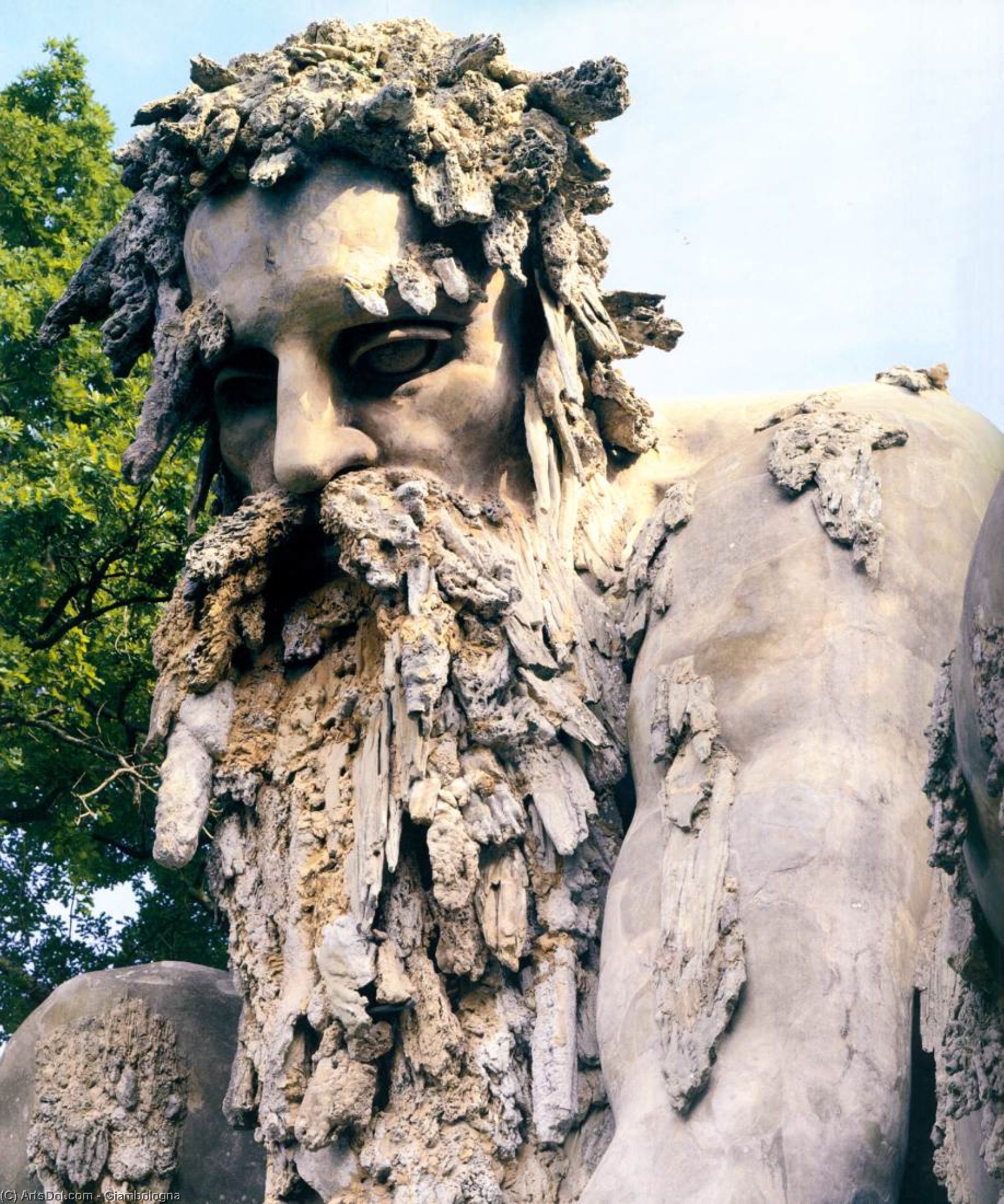 Wikioo.org - The Encyclopedia of Fine Arts - Painting, Artwork by Giambologna - Appenine (detail)