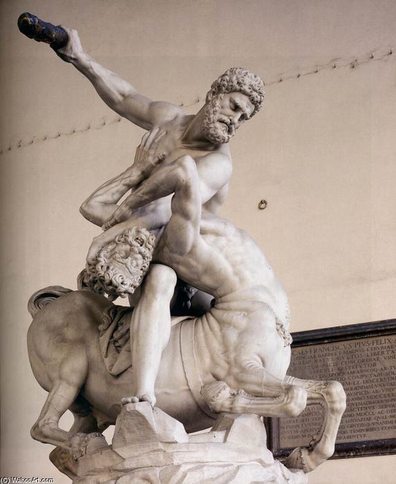 Wikioo.org - สารานุกรมวิจิตรศิลป์ - จิตรกรรม Giambologna - Hercules and the Centaur