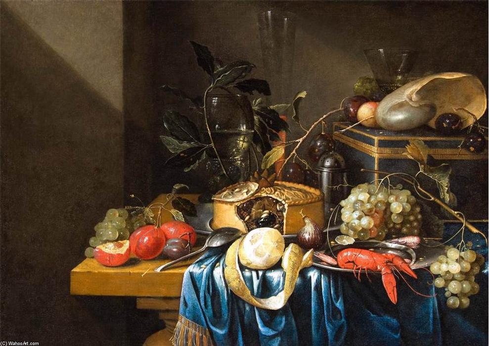 WikiOO.org - אנציקלופדיה לאמנויות יפות - ציור, יצירות אמנות Jan Pauwel The Younger Gillemans - Still-Life