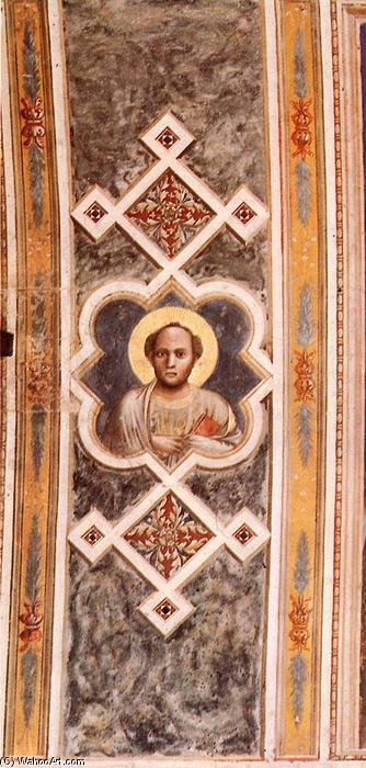 Wikioo.org - The Encyclopedia of Fine Arts - Painting, Artwork by Giotto Di Bondone - Decorative band with figure