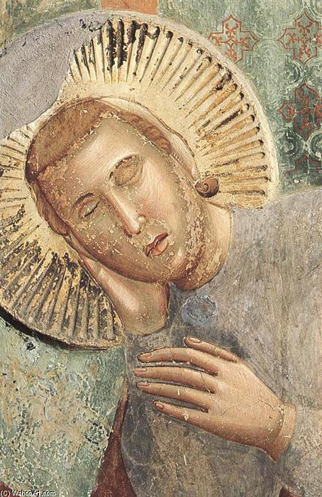 Wikioo.org – L'Enciclopedia delle Belle Arti - Pittura, Opere di Giotto Di Bondone - leggenda di san francesco : 3 . sogno del palazzo ( particolare )