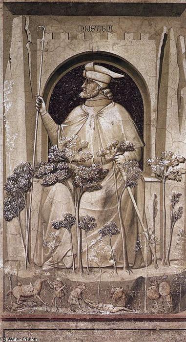 WikiOO.org - Enciklopedija likovnih umjetnosti - Slikarstvo, umjetnička djela Giotto Di Bondone - No. 50 The Seven Vices: Injustice