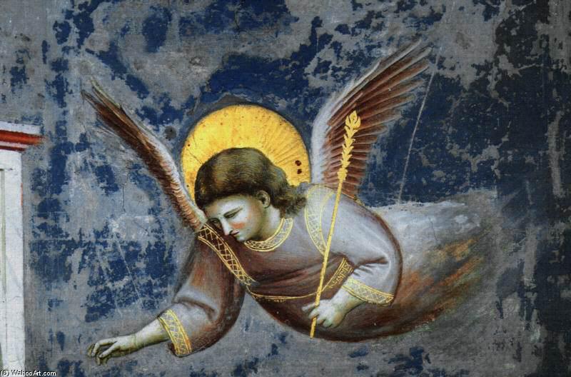 Wikioo.org – La Enciclopedia de las Bellas Artes - Pintura, Obras de arte de Giotto Di Bondone - escenas de la vida de cristo : 3 . presentación en el templo ( detalle )