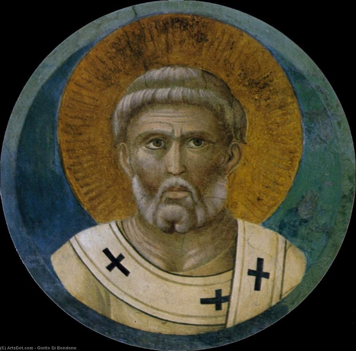 Wikioo.org - สารานุกรมวิจิตรศิลป์ - จิตรกรรม Giotto Di Bondone - St Paul
