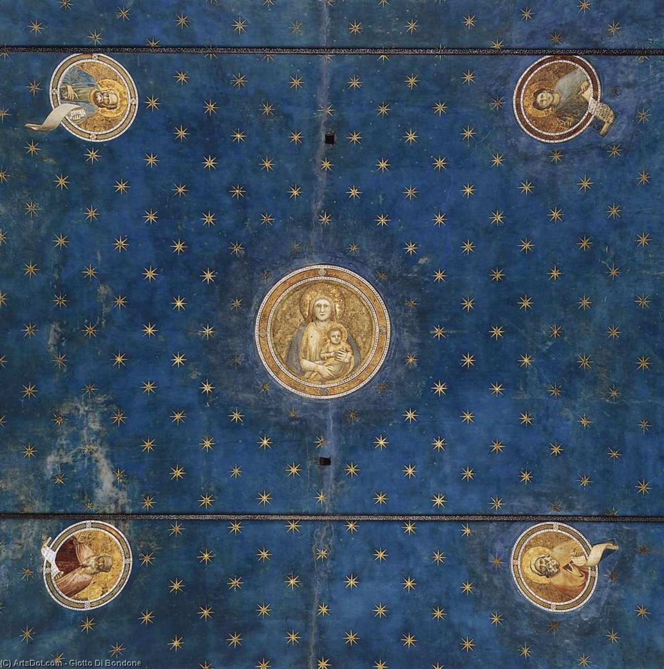 Wikioo.org – L'Enciclopedia delle Belle Arti - Pittura, Opere di Giotto Di Bondone - volta