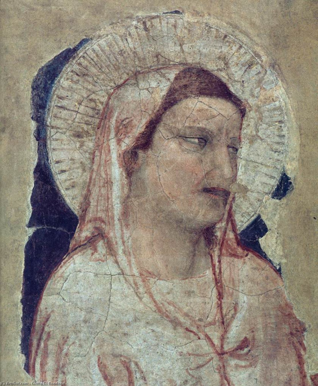 Wikioo.org – La Enciclopedia de las Bellas Artes - Pintura, Obras de arte de Giotto Di Bondone - virgen Luto