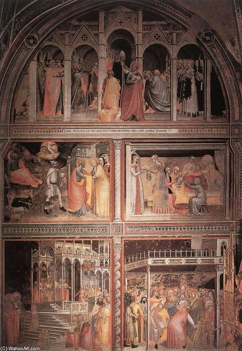 WikiOO.org - Encyclopedia of Fine Arts - Maleri, Artwork Giovanni Da Milano - Scenes from the Life of the Virgin