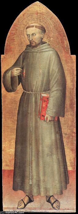 WikiOO.org - Enciklopedija dailės - Tapyba, meno kuriniai Giovanni Da Milano - St Francis of Assisi