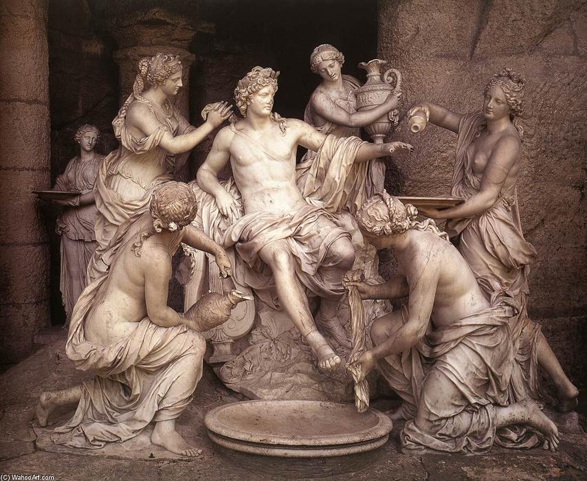 WikiOO.org - Енциклопедія образотворчого мистецтва - Живопис, Картини
 François Girardon - Apollon and the Nymphs