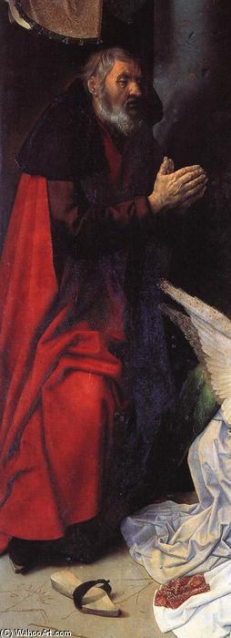 Wikioo.org – L'Enciclopedia delle Belle Arti - Pittura, Opere di Hugo Van Der Goes - il adorazione del `shepherds particolare 15