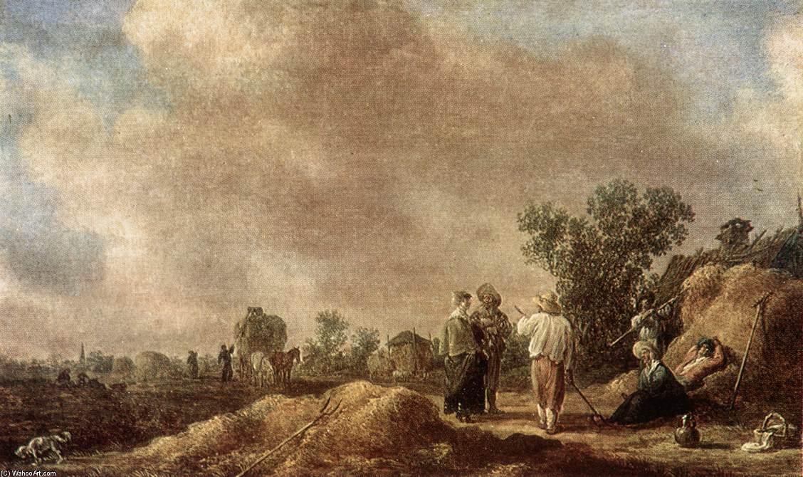 Wikioo.org – L'Enciclopedia delle Belle Arti - Pittura, Opere di Jan Van Goyen - Fienagione