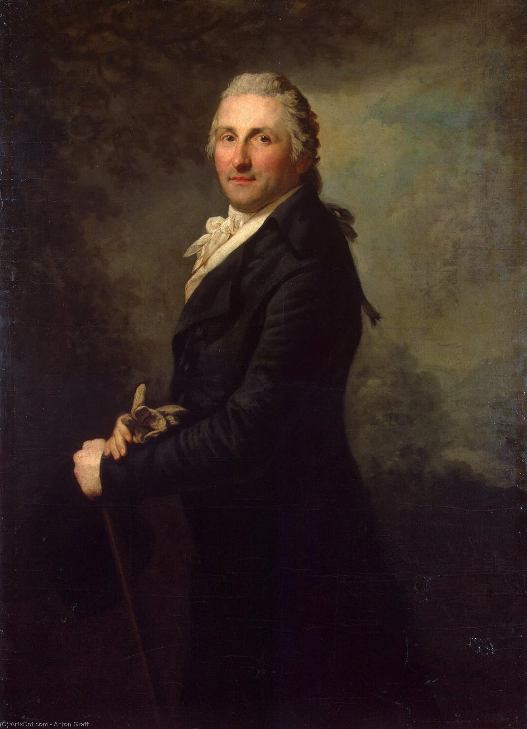 Wikioo.org - The Encyclopedia of Fine Arts - Painting, Artwork by Anton Graff - Portrait of George Leopold de Gogul