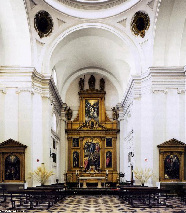 WikiOO.org - Enciclopédia das Belas Artes - Pintura, Arte por El Greco (Doménikos Theotokopoulos) - Retable and side altars