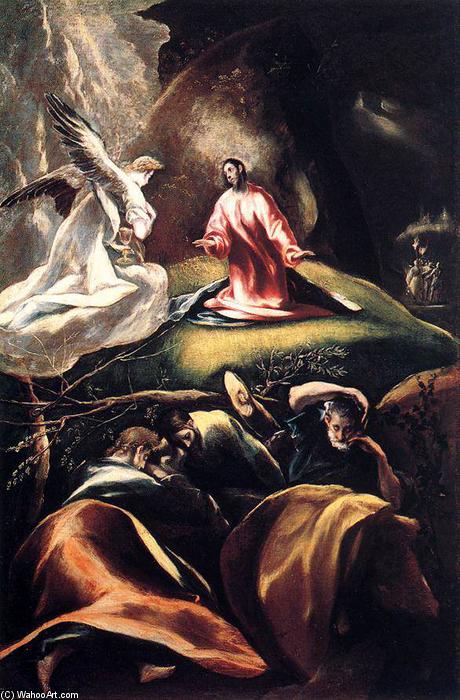 Wikioo.org - Die Enzyklopädie bildender Kunst - Malerei, Kunstwerk von El Greco (Doménikos Theotokopoulos) - Die Qual im Garten 8