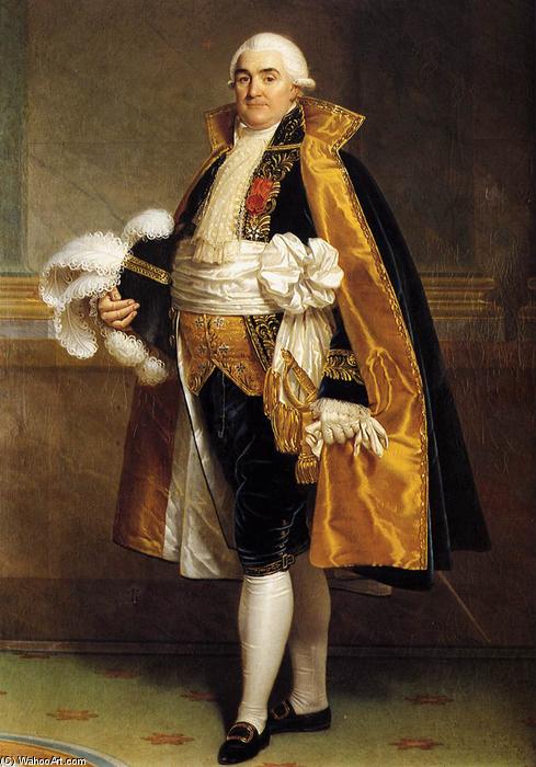 WikiOO.org - Enciclopedia of Fine Arts - Pictura, lucrări de artă Albert Jacob Frans Gregorius - Portrait of Count Charles A. Chasset