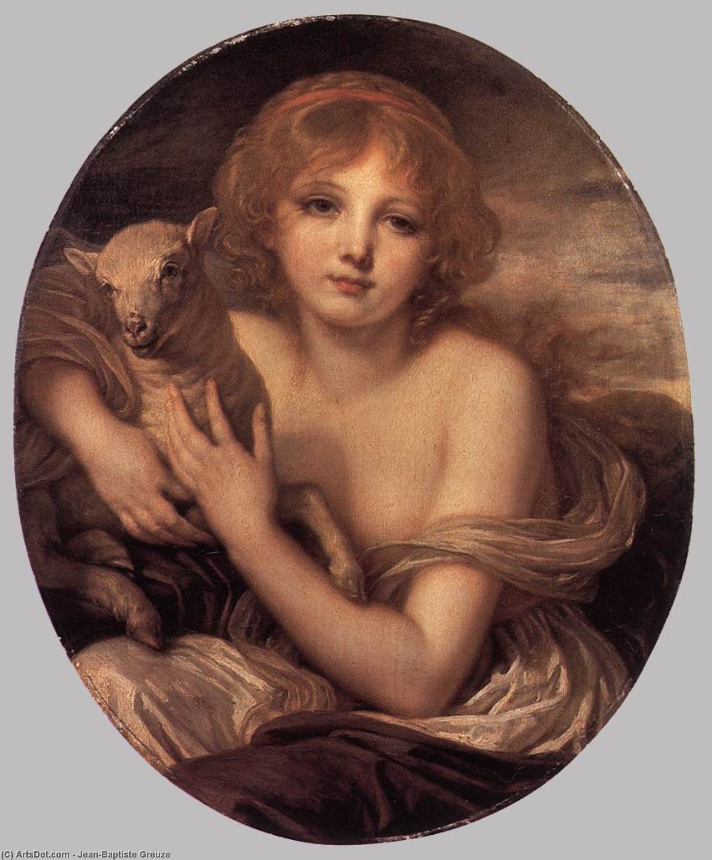 Wikioo.org - The Encyclopedia of Fine Arts - Painting, Artwork by Jean-Baptiste Greuze - Innocence