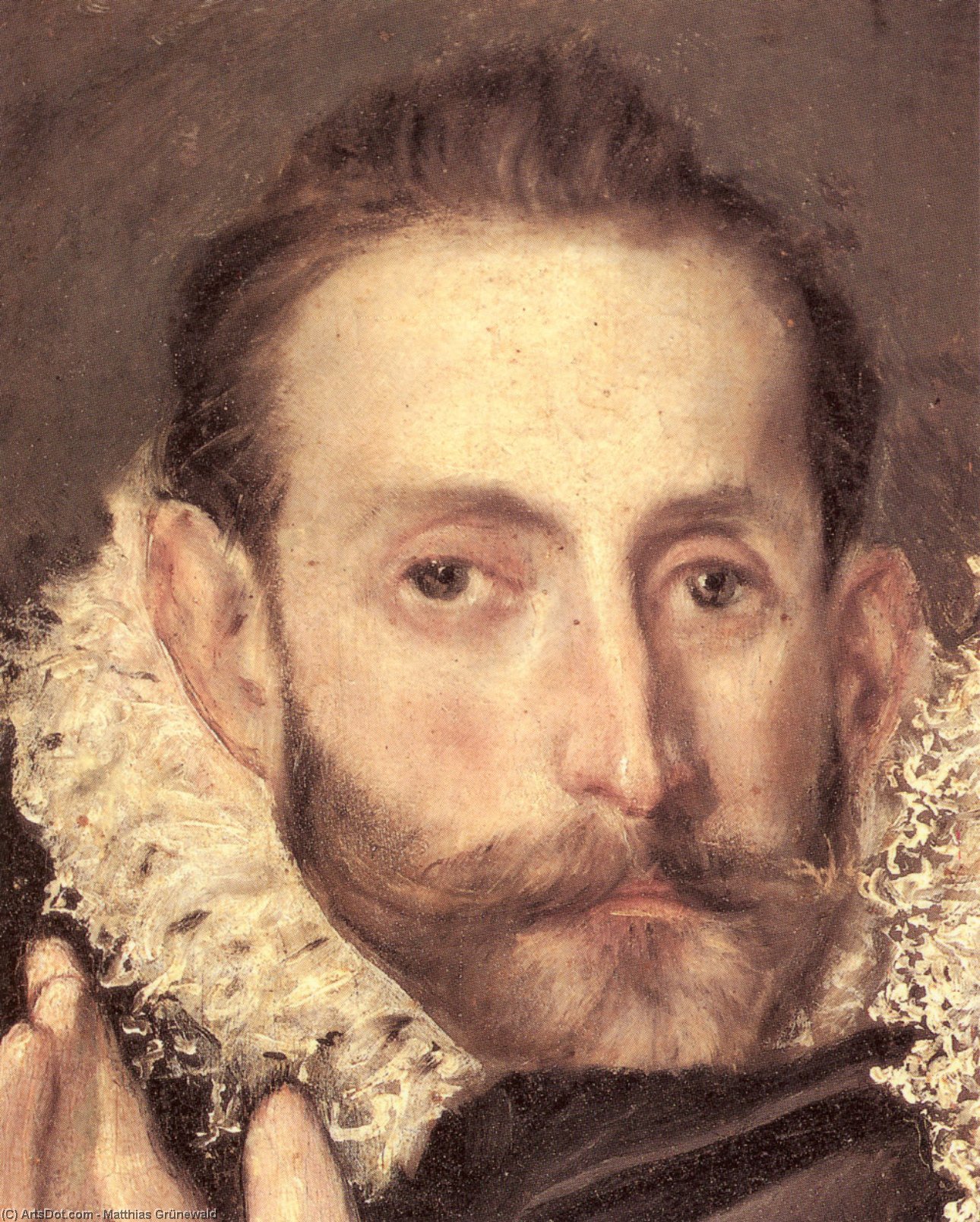 Wikioo.org – L'Encyclopédie des Beaux Arts - Peinture, Oeuvre de Matthias Grünewald - autoportrait