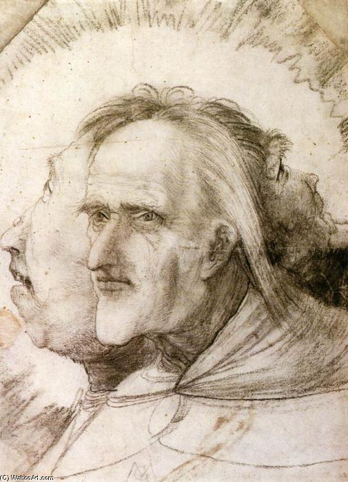 WikiOO.org - Encyclopedia of Fine Arts - Lukisan, Artwork Matthias Grünewald - The Triple Face