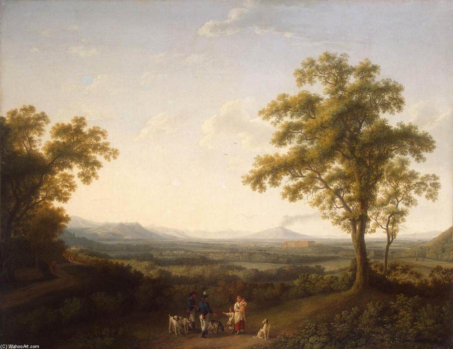 Wikioo.org - The Encyclopedia of Fine Arts - Painting, Artwork by Jacob Philippe Hackert - View of Caserta