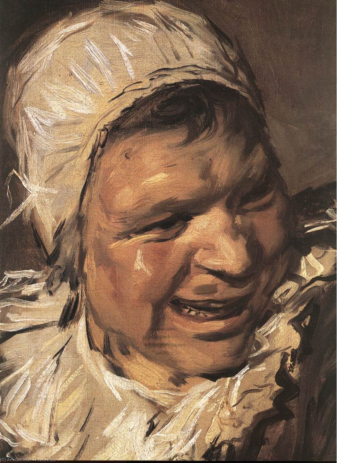 WikiOO.org - Güzel Sanatlar Ansiklopedisi - Resim, Resimler Frans Hals - Malle Babbe (detail)