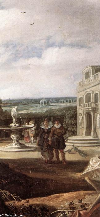 WikiOO.org - Güzel Sanatlar Ansiklopedisi - Resim, Resimler Frans Hals - Married Couple in a Garden (detail)