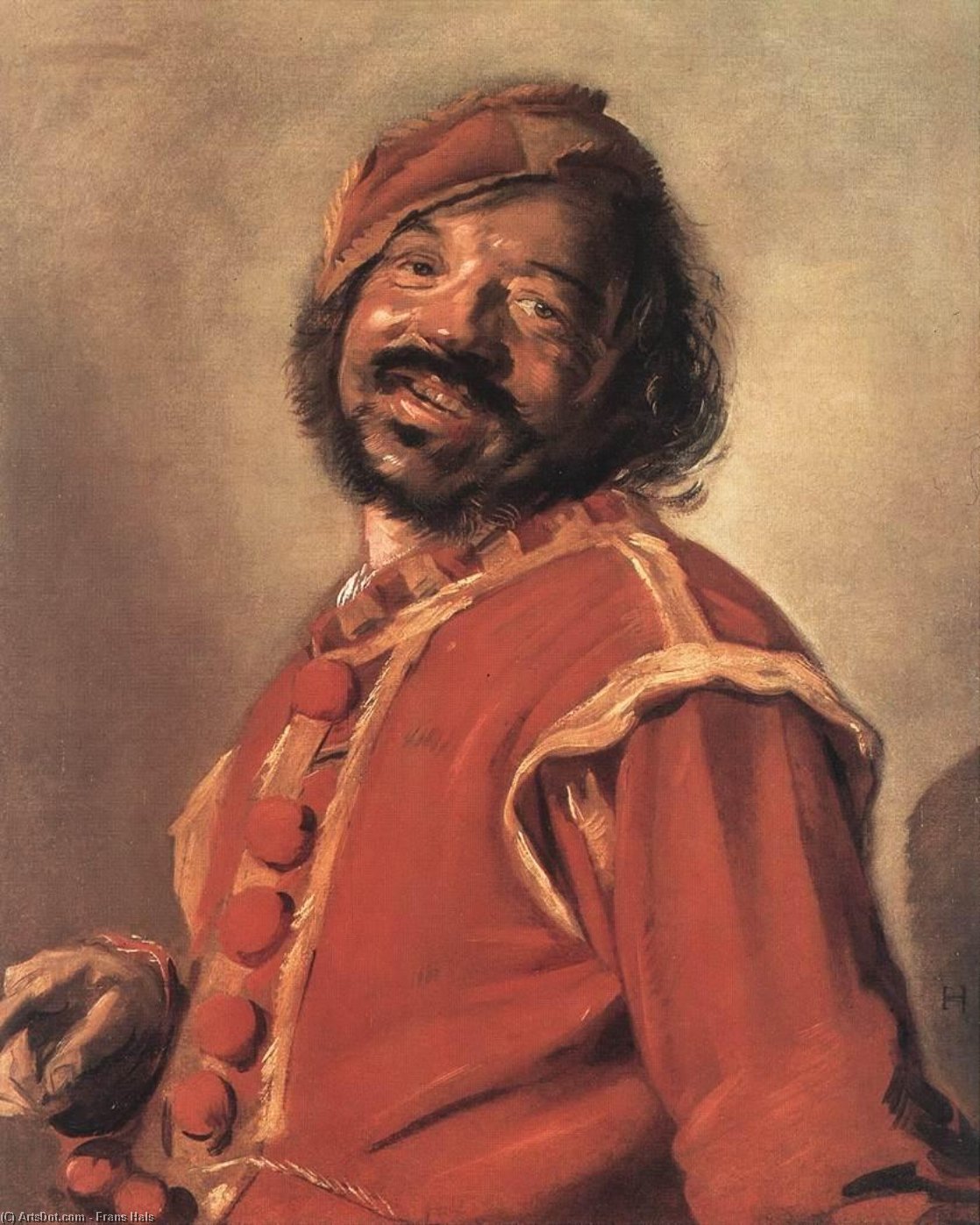 Wikioo.org - The Encyclopedia of Fine Arts - Painting, Artwork by Frans Hals - Mulatto (so-called)