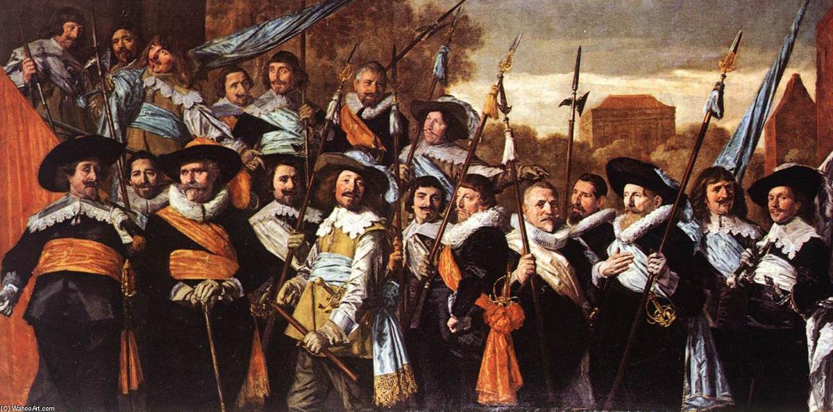 Wikioo.org - The Encyclopedia of Fine Arts - Painting, Artwork by Frans Hals - Officers and Sergeants of the St George Civic Guard Company