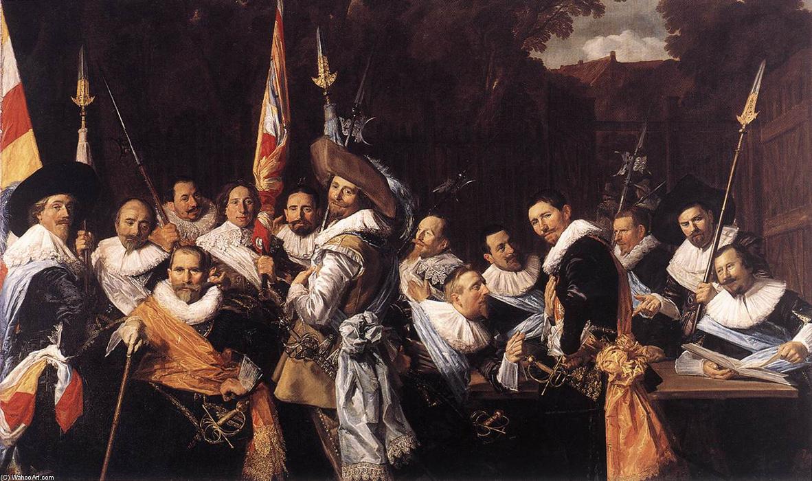 Wikioo.org - The Encyclopedia of Fine Arts - Painting, Artwork by Frans Hals - Officers and Sergeants of the St Hadrian Civic Guard