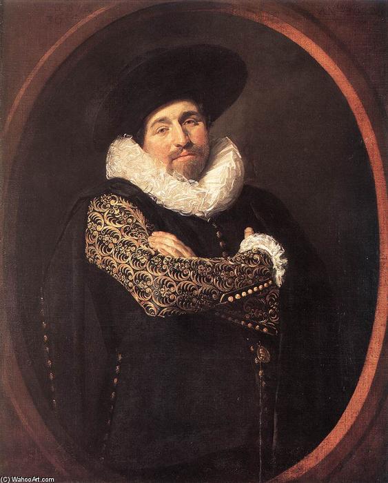 Wikioo.org - The Encyclopedia of Fine Arts - Painting, Artwork by Frans Hals - Portrait of a Man (17)