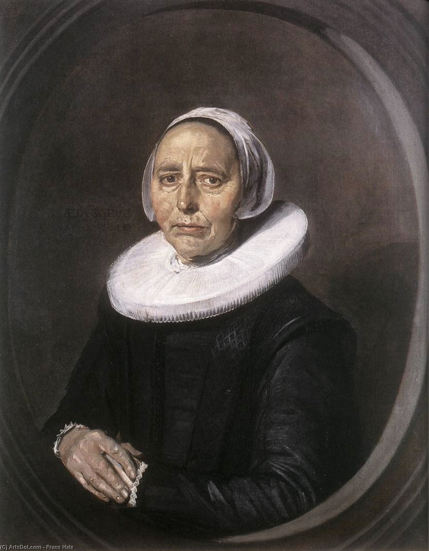 Wikioo.org - The Encyclopedia of Fine Arts - Painting, Artwork by Frans Hals - Portrait of a Woman (11)