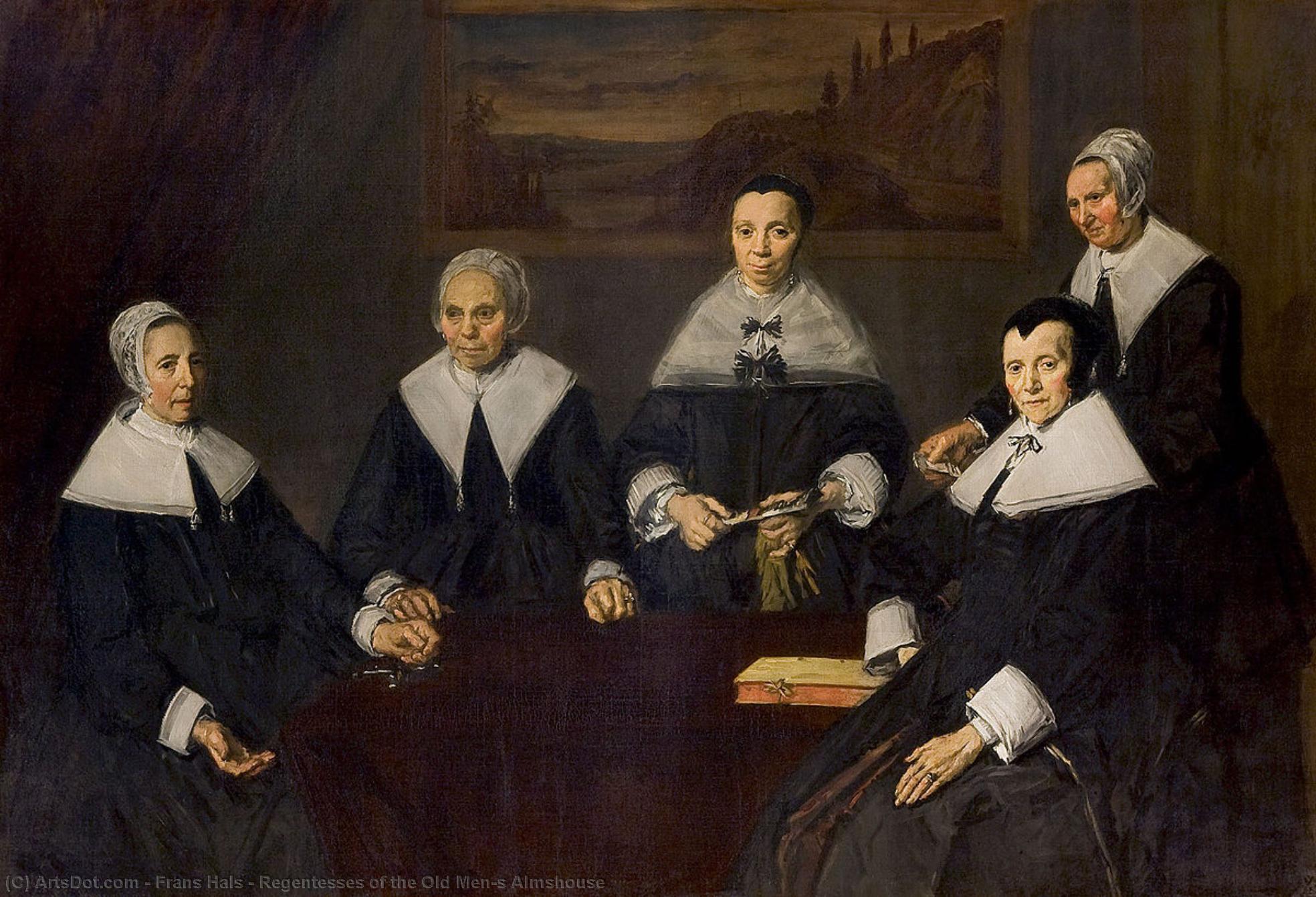 Wikioo.org - The Encyclopedia of Fine Arts - Painting, Artwork by Frans Hals - Regentesses of the Old Men's Almshouse