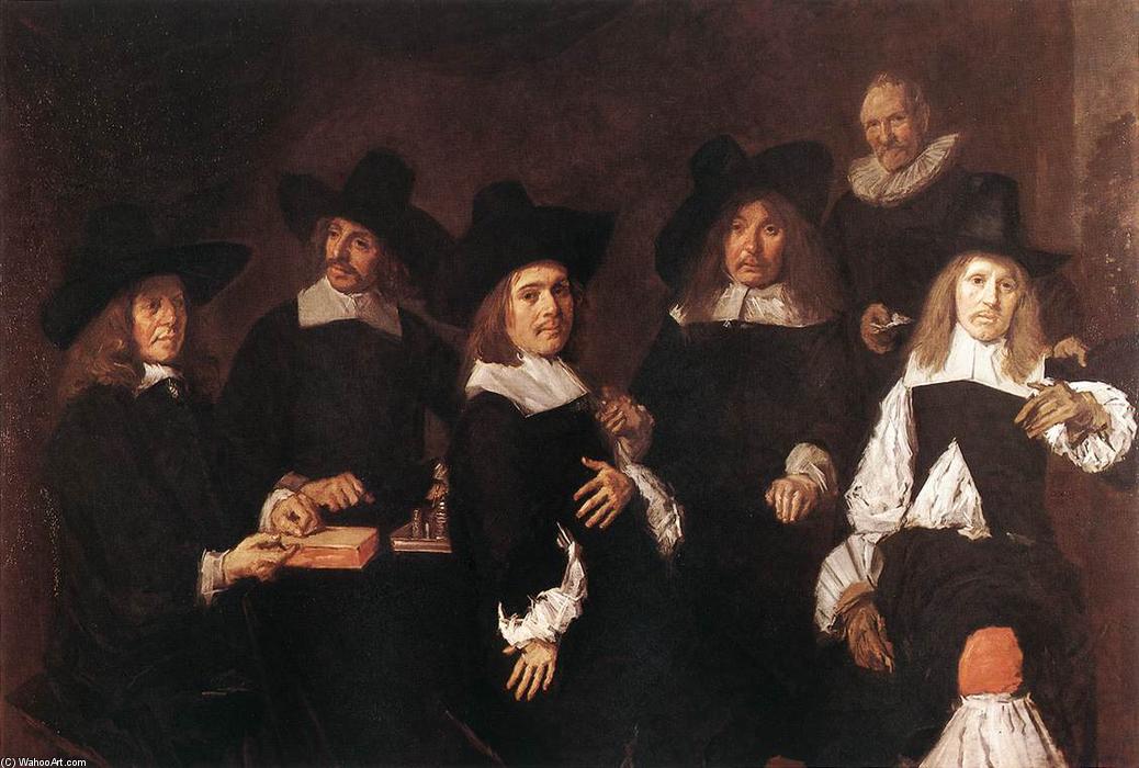 Wikioo.org - The Encyclopedia of Fine Arts - Painting, Artwork by Frans Hals - Regents of the Old Men's Almshouse