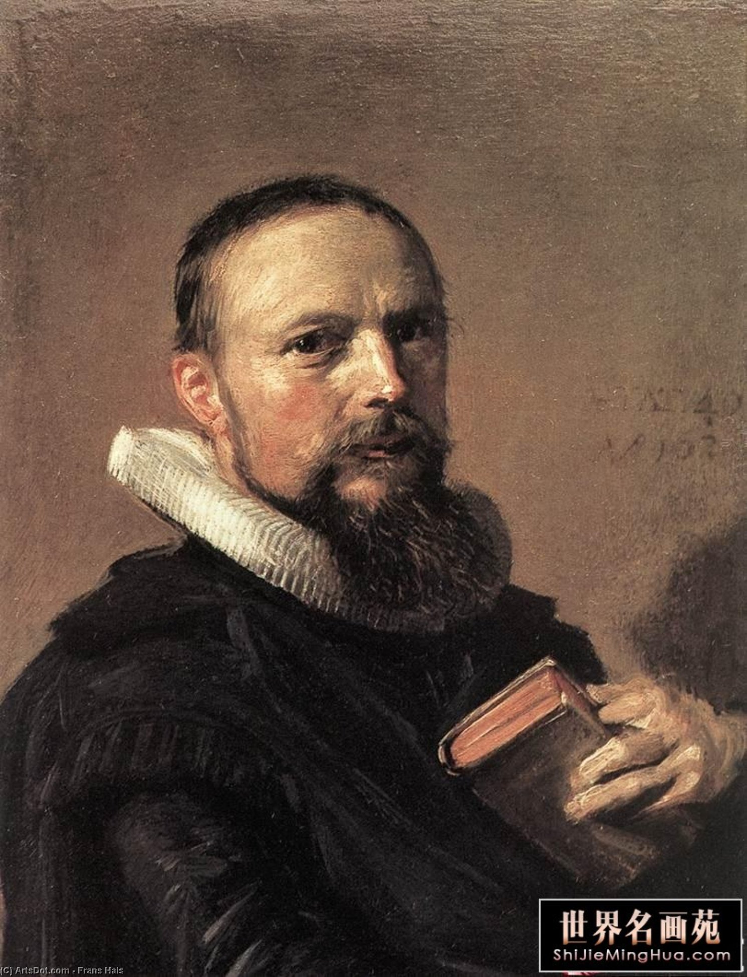 Wikioo.org - The Encyclopedia of Fine Arts - Painting, Artwork by Frans Hals - Samuel Ampzing
