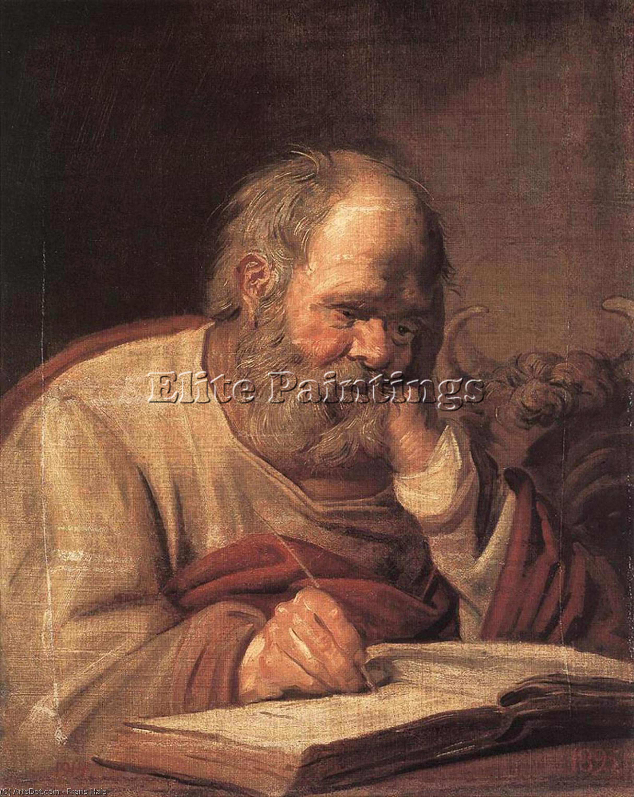 Wikioo.org - The Encyclopedia of Fine Arts - Painting, Artwork by Frans Hals - St Luke