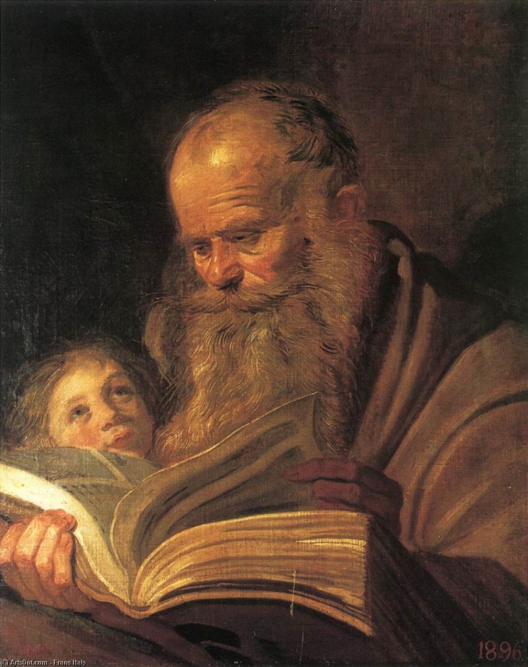 Wikioo.org - สารานุกรมวิจิตรศิลป์ - จิตรกรรม Frans Hals - St Matthew