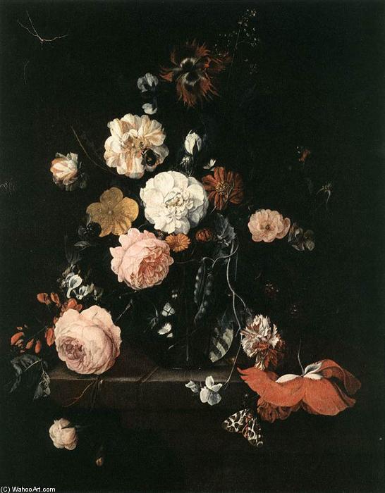 Wikioo.org - The Encyclopedia of Fine Arts - Painting, Artwork by Cornelis De Heem - Flower Still-Life