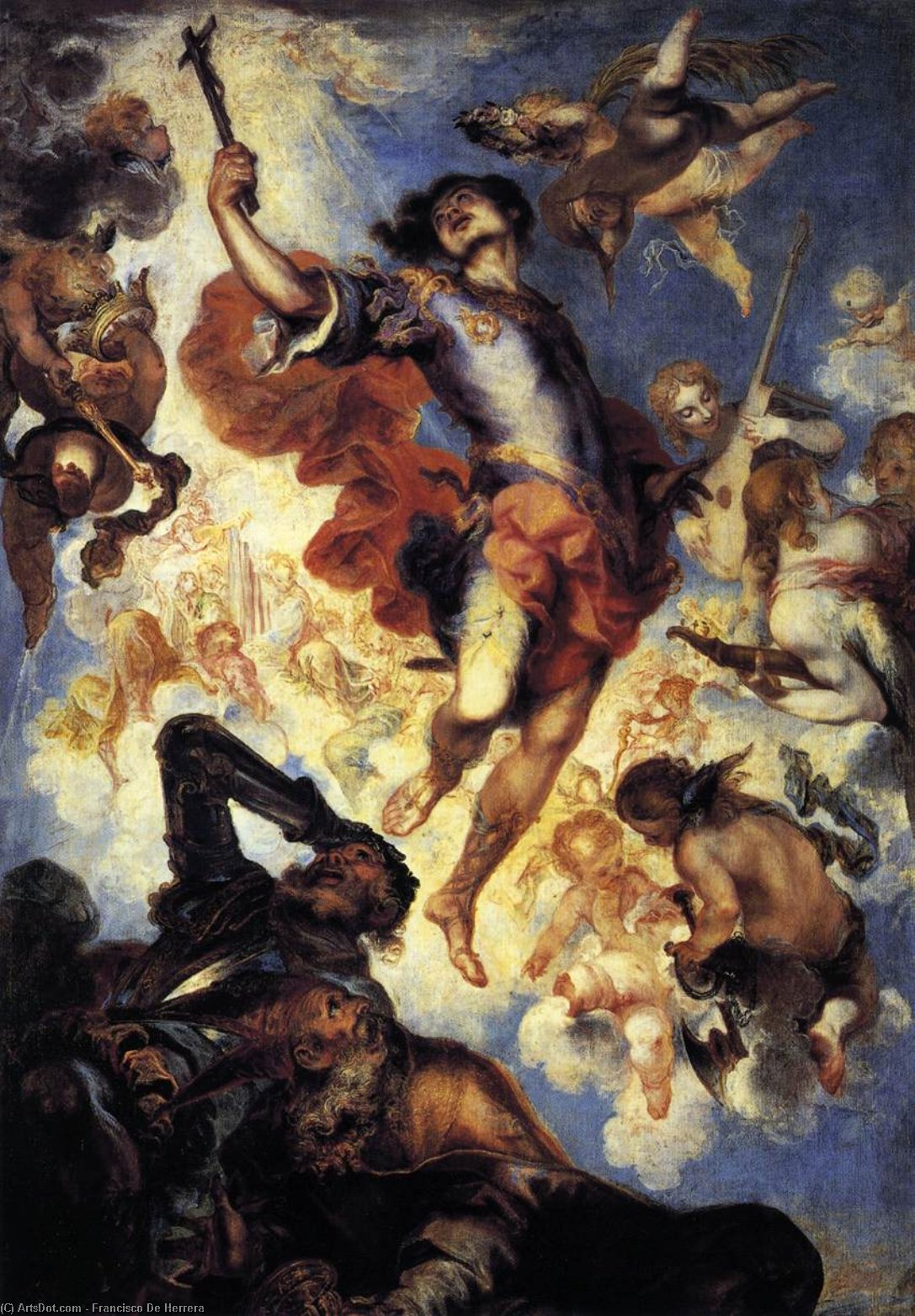 Wikioo.org - สารานุกรมวิจิตรศิลป์ - จิตรกรรม Francisco De Herrera - The Triumph of St Hermengild
