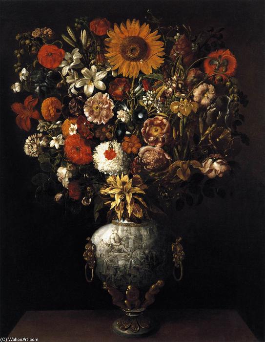 Wikioo.org - The Encyclopedia of Fine Arts - Painting, Artwork by Tomàs Yepes - Vase of Flowers