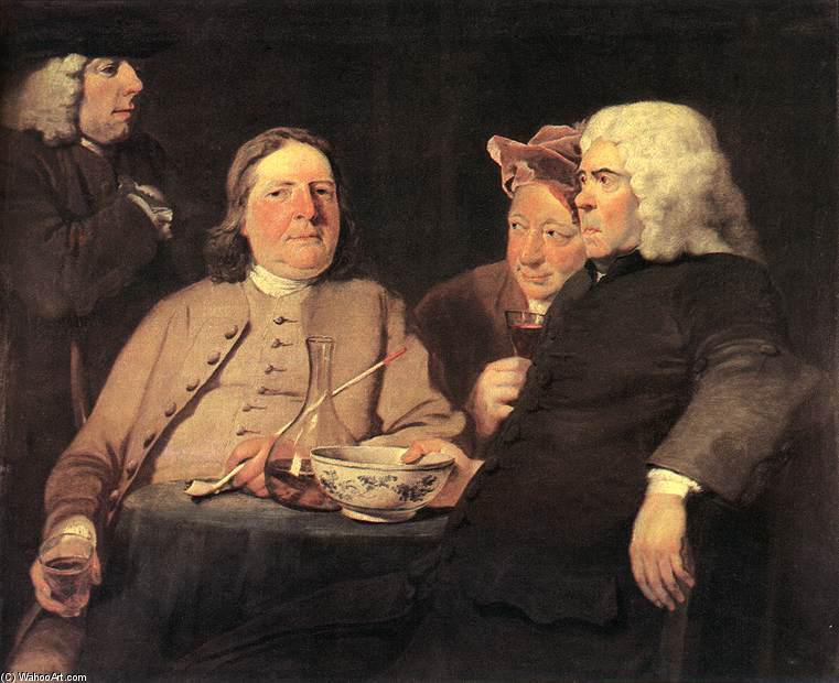 WikiOO.org - Encyclopedia of Fine Arts - Festés, Grafika Joseph Highmore - Mr. Oldham and his Friends