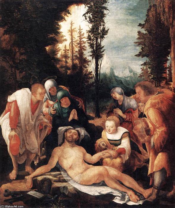 WikiOO.org - Encyclopedia of Fine Arts - Lukisan, Artwork Wolf Huber - The Lamentation of Christ