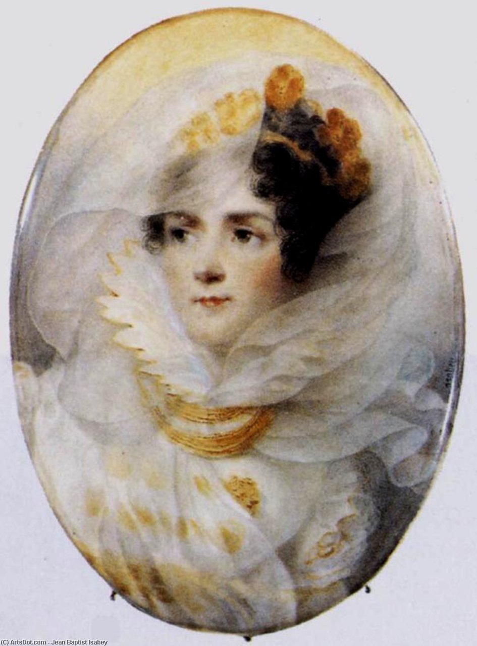 WikiOO.org - Encyclopedia of Fine Arts - Lukisan, Artwork Jean Baptist Isabey - The Empress Josephine
