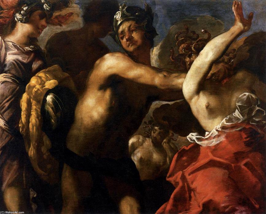Wikioo.org - The Encyclopedia of Fine Arts - Painting, Artwork by Francesco Maffei - Perseus Beheading Medusa