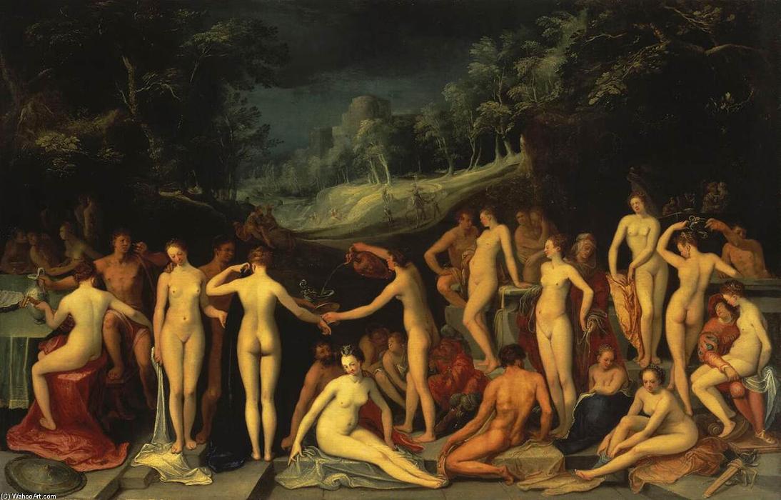 Wikioo.org - The Encyclopedia of Fine Arts - Painting, Artwork by Karel Van Mander - Garden of Love