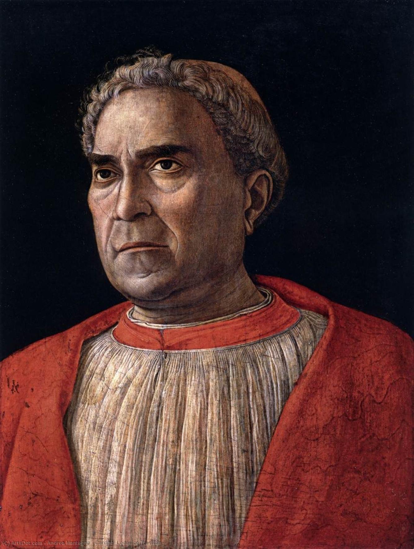 WikiOO.org - Encyclopedia of Fine Arts - Målning, konstverk Andrea Mantegna - Cardinal Lodovico Trevisan