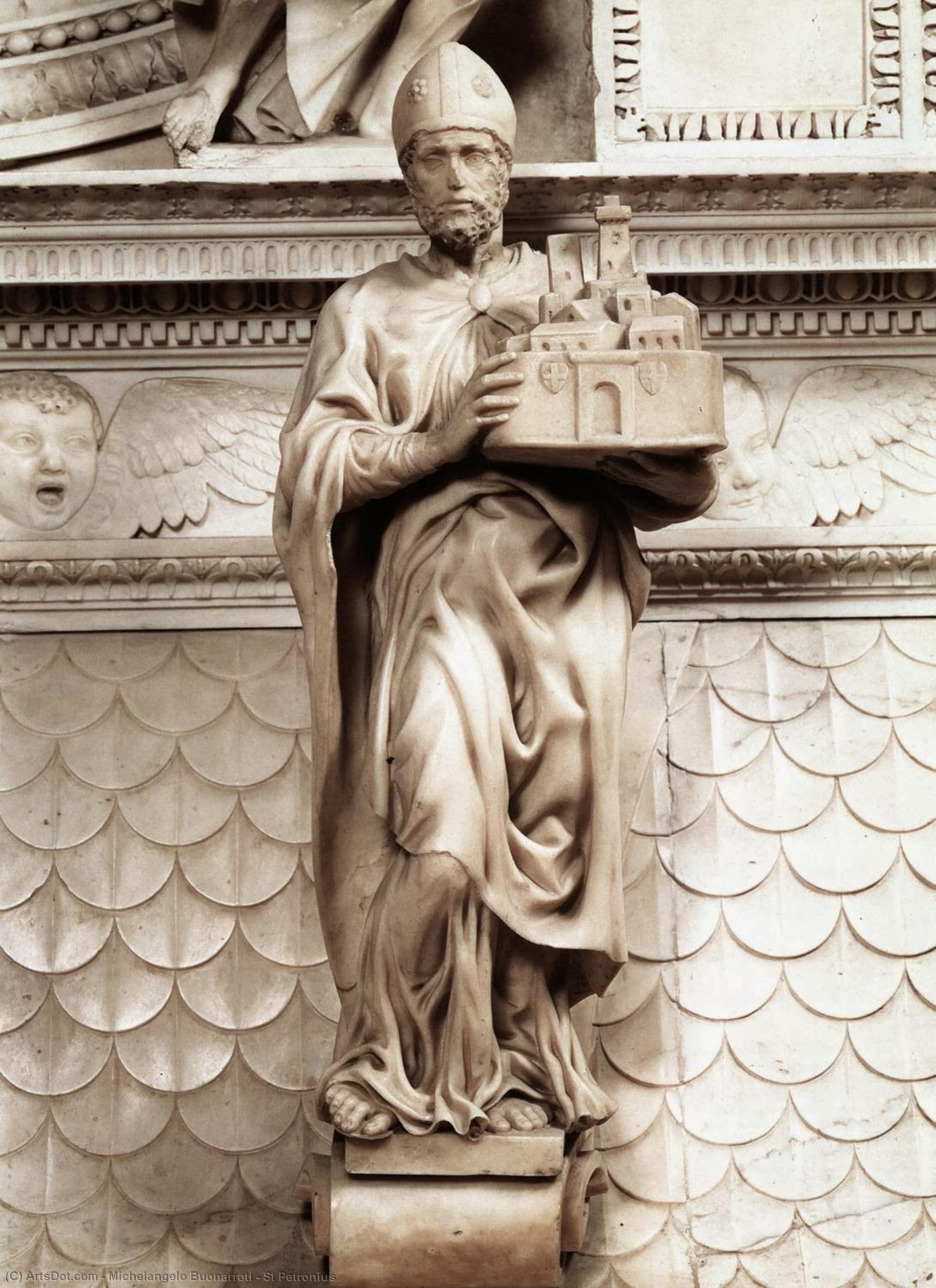 WikiOO.org - Enciklopedija likovnih umjetnosti - Slikarstvo, umjetnička djela Michelangelo Buonarroti - St Petronius