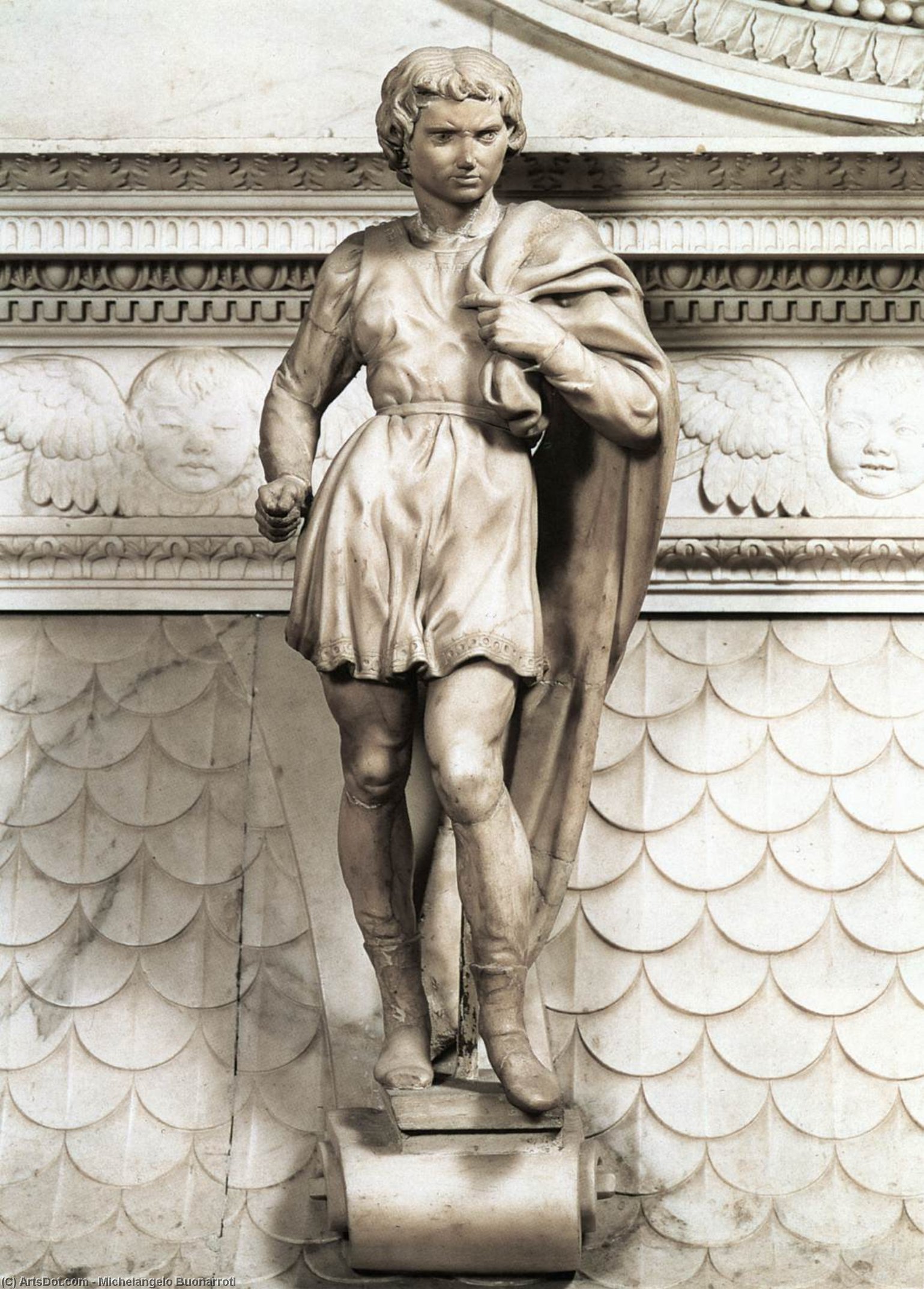 WikiOO.org - 백과 사전 - 회화, 삽화 Michelangelo Buonarroti - St Proculus